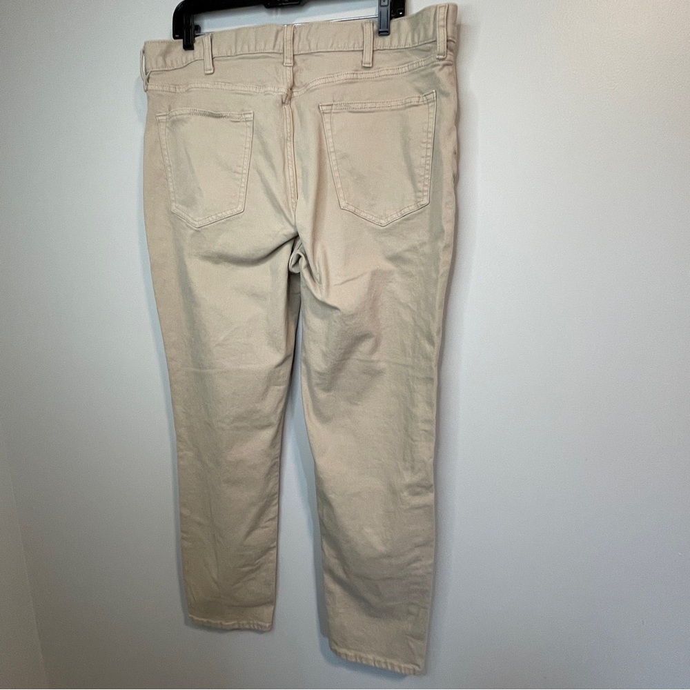 Old Navy Men's Tan Athletic Taper Jeans - Picture 3 of 6